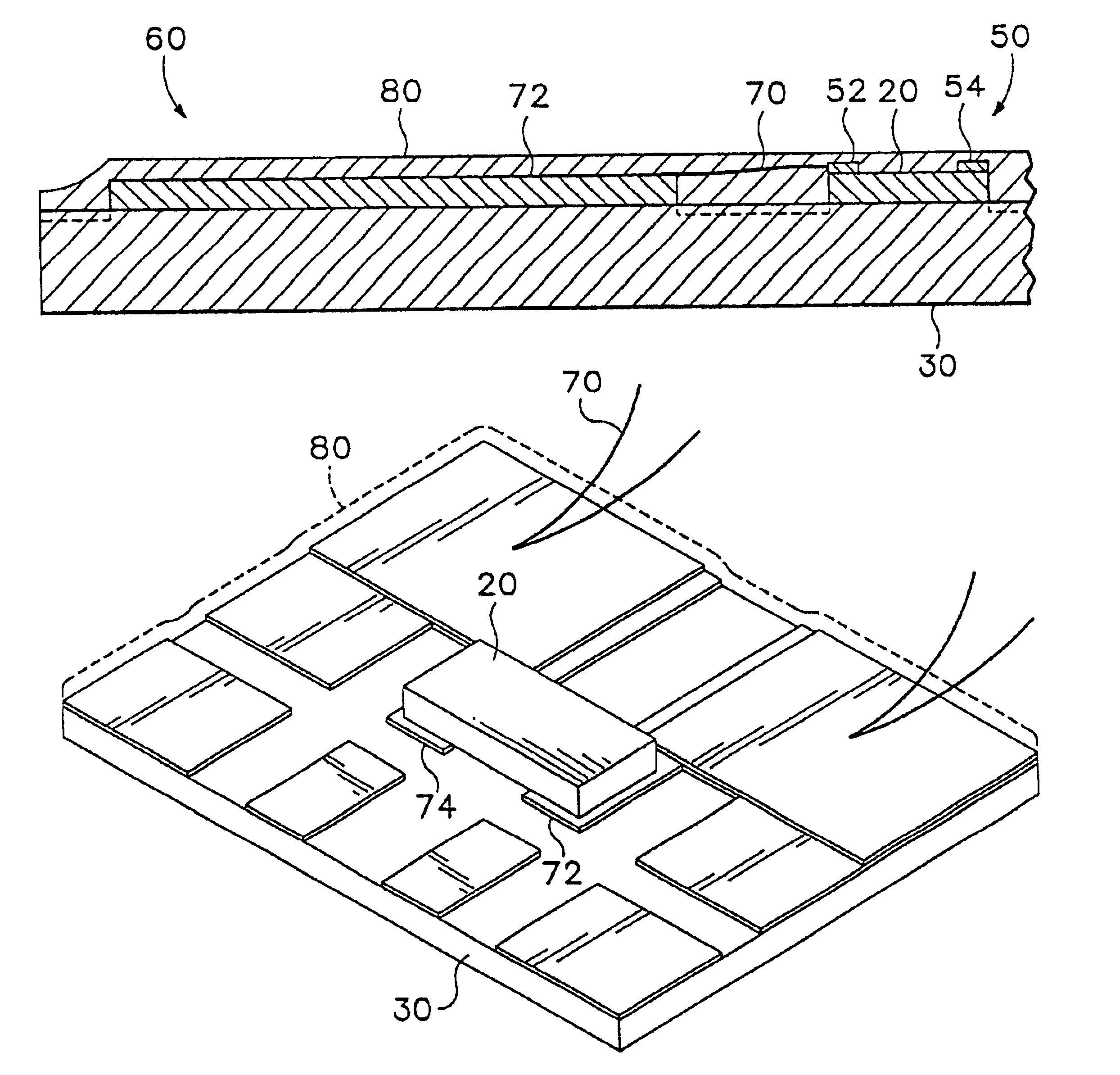 Adhesion and/or encapsulation of silicon carbide-based semiconductor devices on ceramic substrates