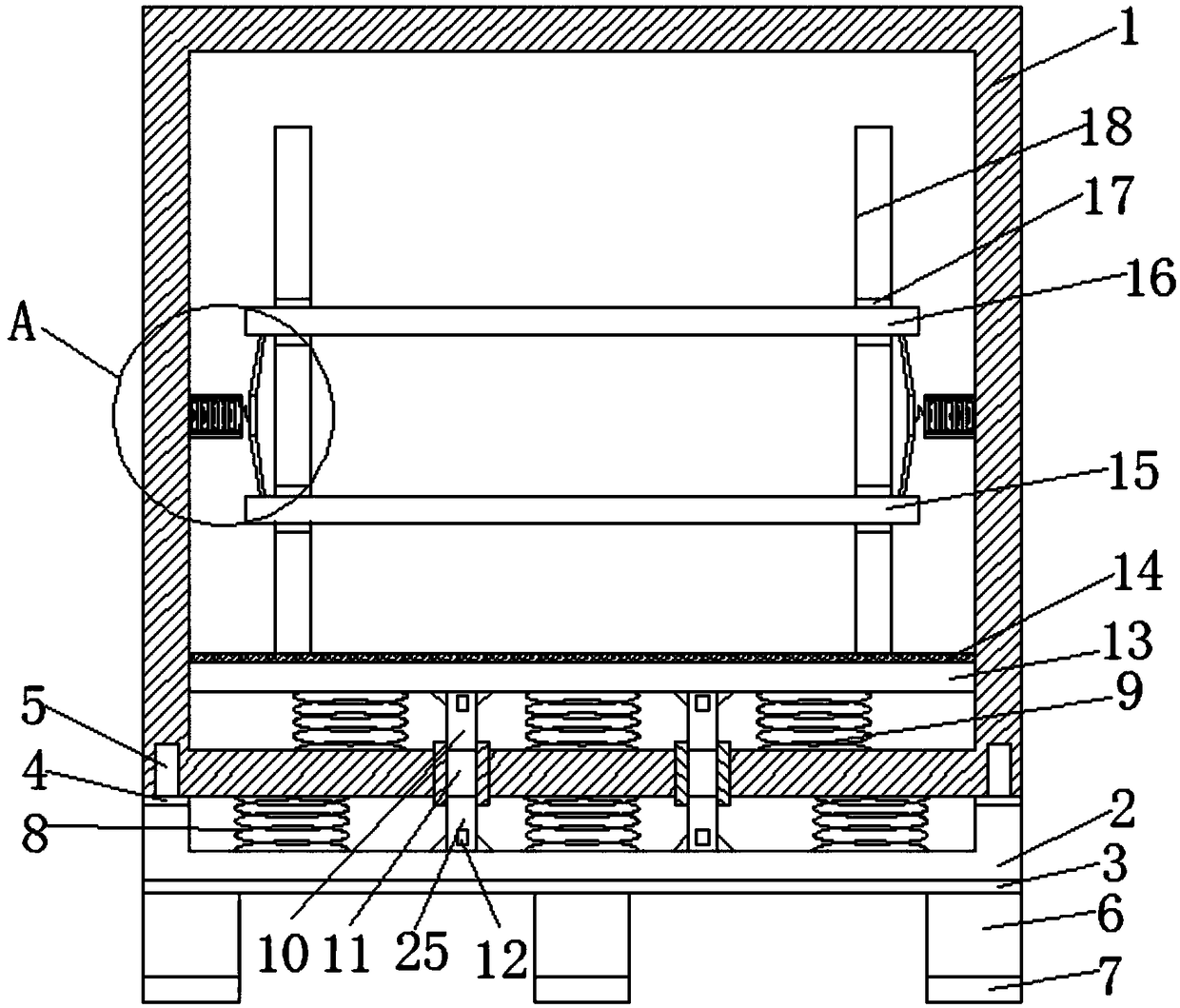 Drop-resistant packaging box