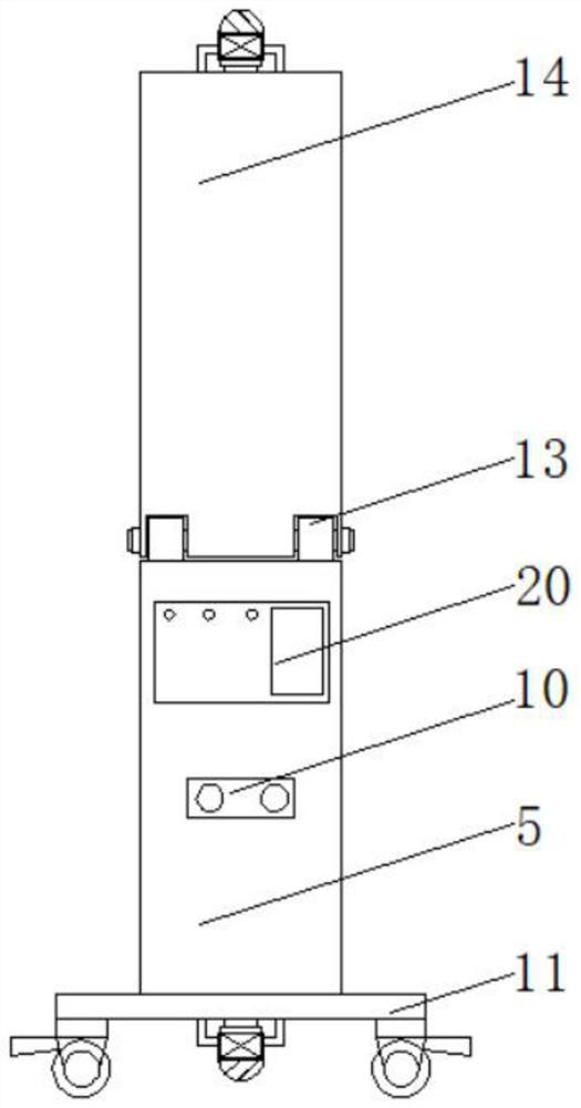 Automatic door opening measuring equipment