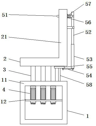 Leg exercise auxiliary device