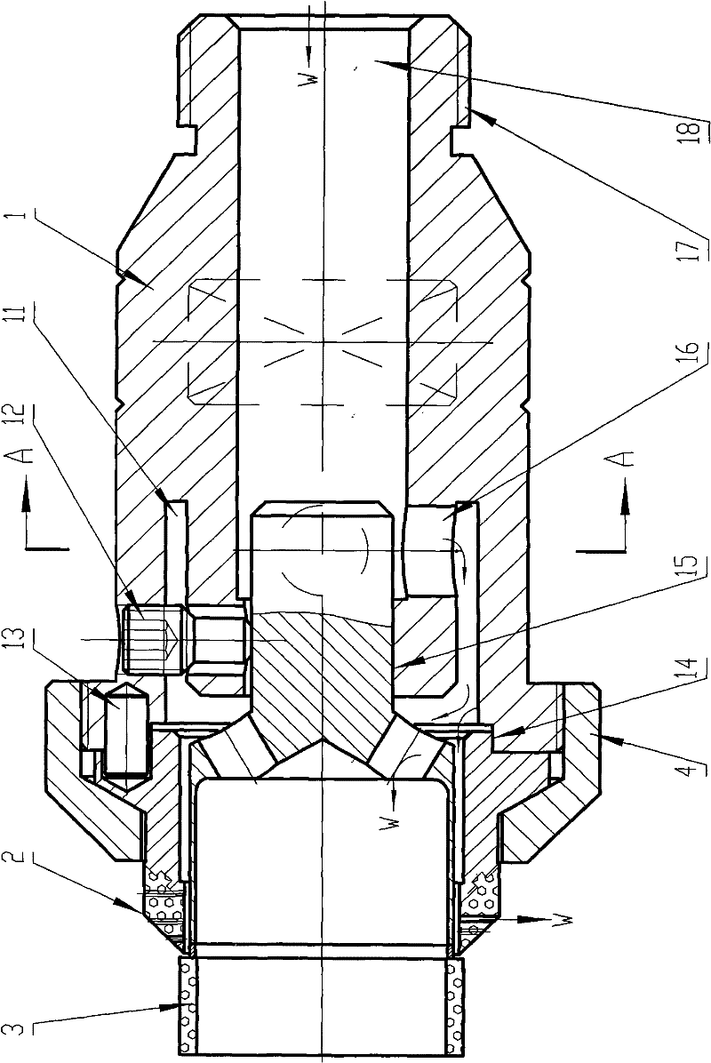 Adjustable diamond chamfering drilling bit