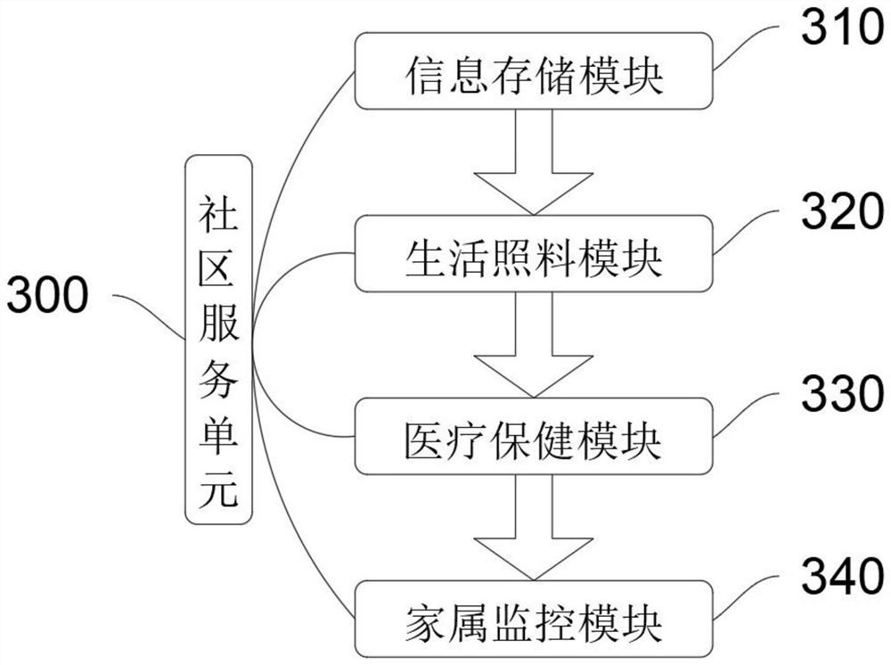 Pension service system with safety information acquisition function