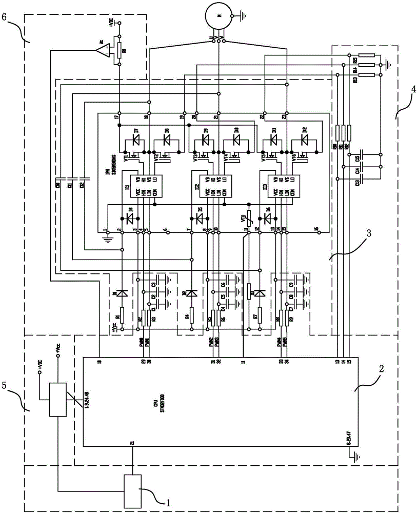 Range hood provided with position-sensorless brushless direct-current motor and control method thereof