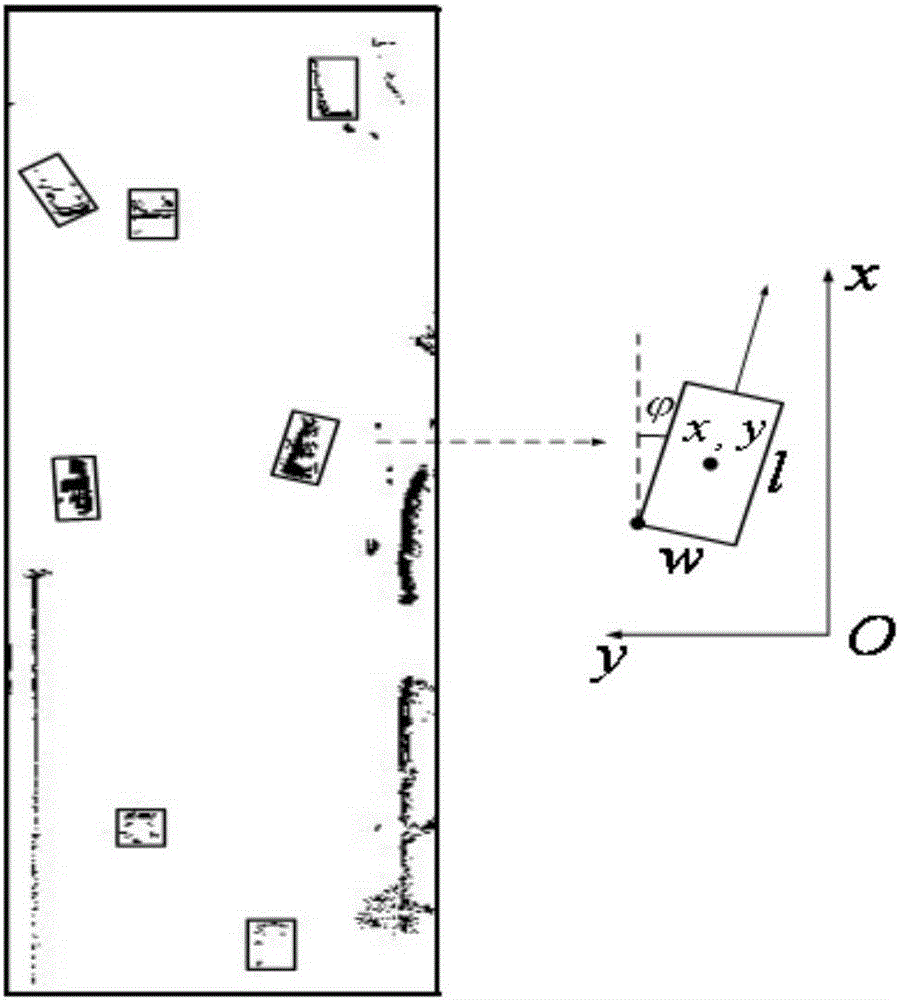 Target vehicle course angle calculation method based on three-dimensional laser radar