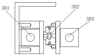 Automatic spinning cake taking device for viscose filaments