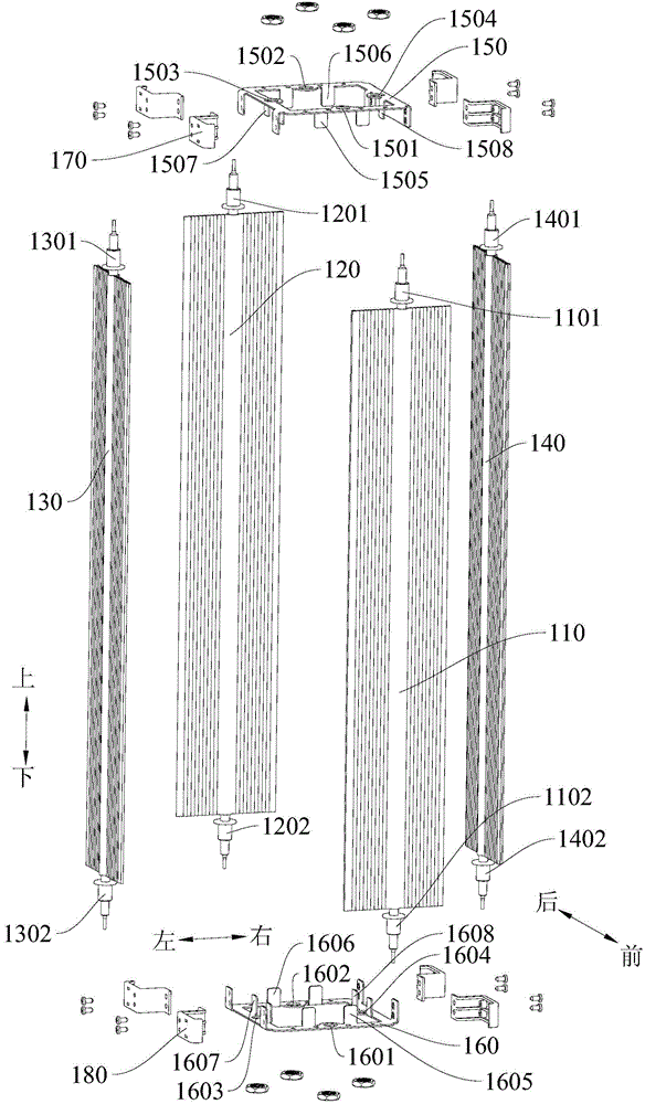 Heating unit for electric heater