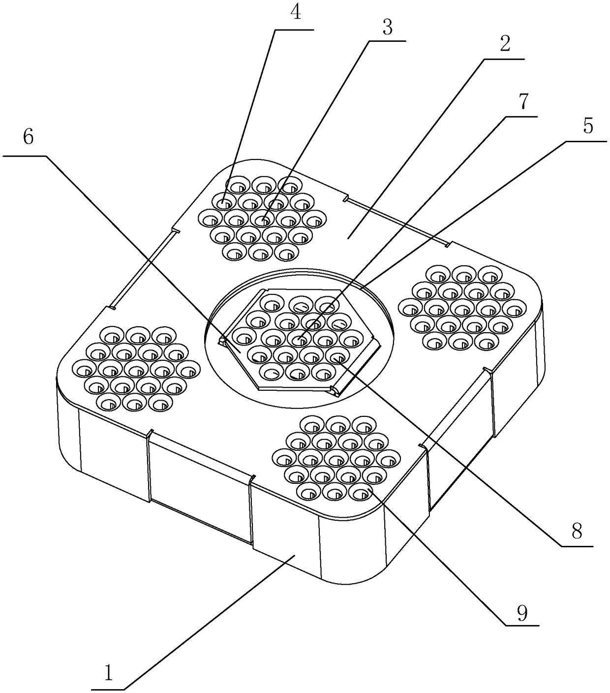 Matrix-type socket