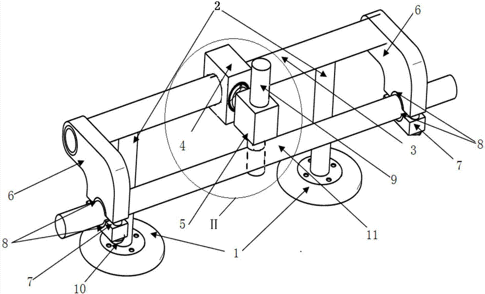 A manufacturing tool for the opening of the intersecting line of the circular pipe
