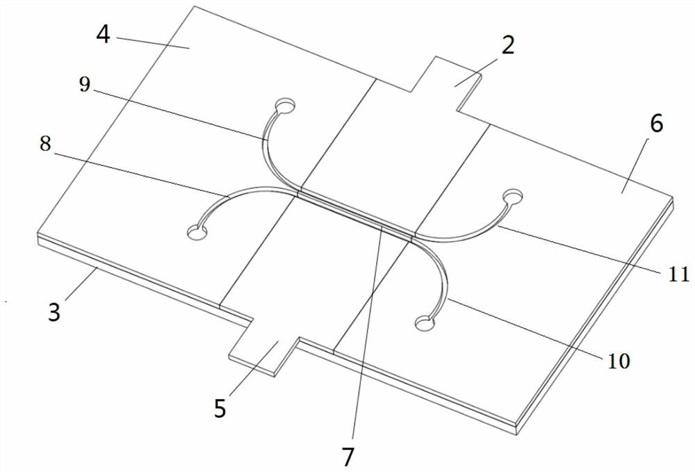 A microfluidic fuel cell with a separator membrane