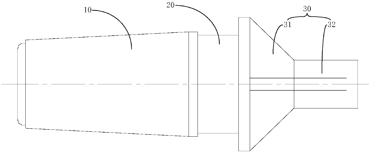 Coal cutter hollow shaft machining method and grinding centre used for grinding hollow shaft