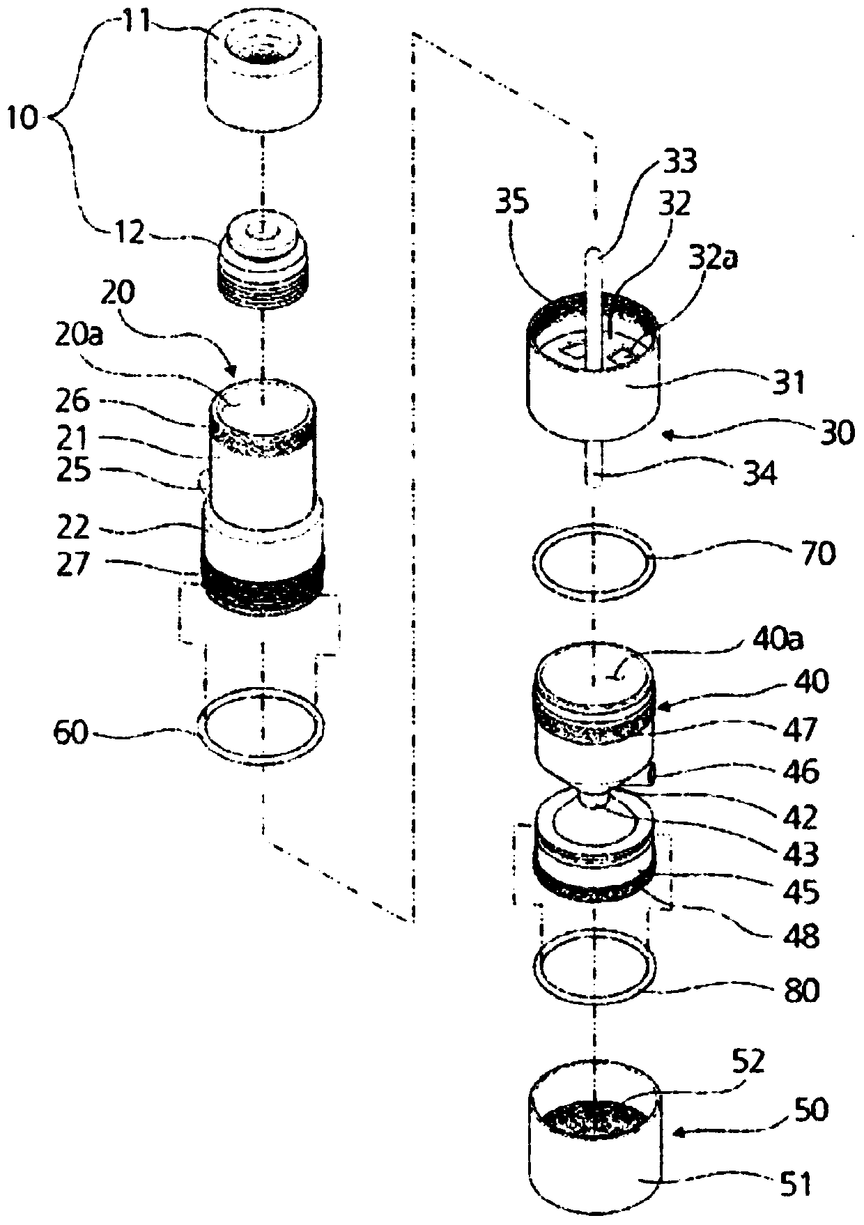 Blood separating device