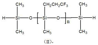 Addition-type liquid fluorosilicone rubber inhibitor and preparation method thereof