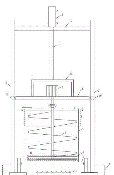 Barrel solidified waste oil outlet device