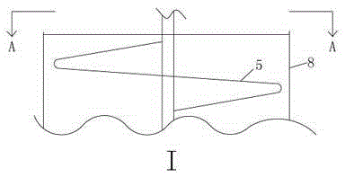 Barrel solidified waste oil outlet device