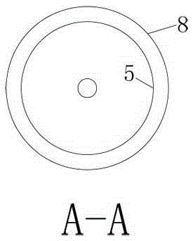 Barrel solidified waste oil outlet device