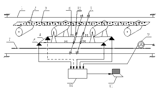 Calibration device of electronic belt scale