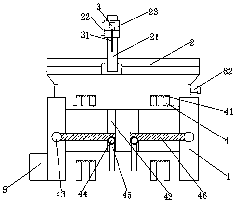 Hoisting-type roller machining device