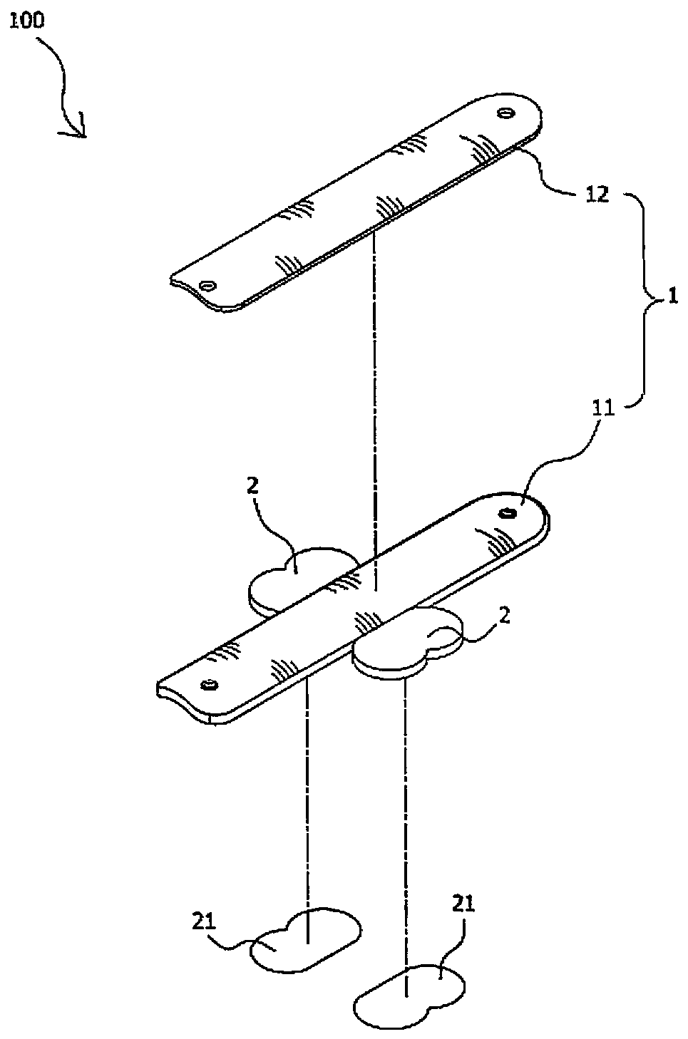 Portable mobile phone holder