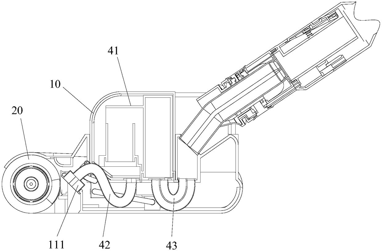 Floor brush assembly and vacuum cleaner