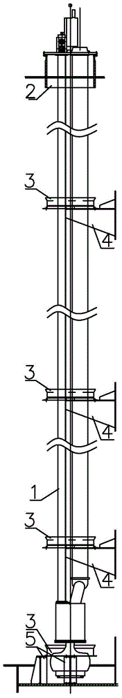 Installation method of deep well pump suitable for ballast tank coating protection requirements