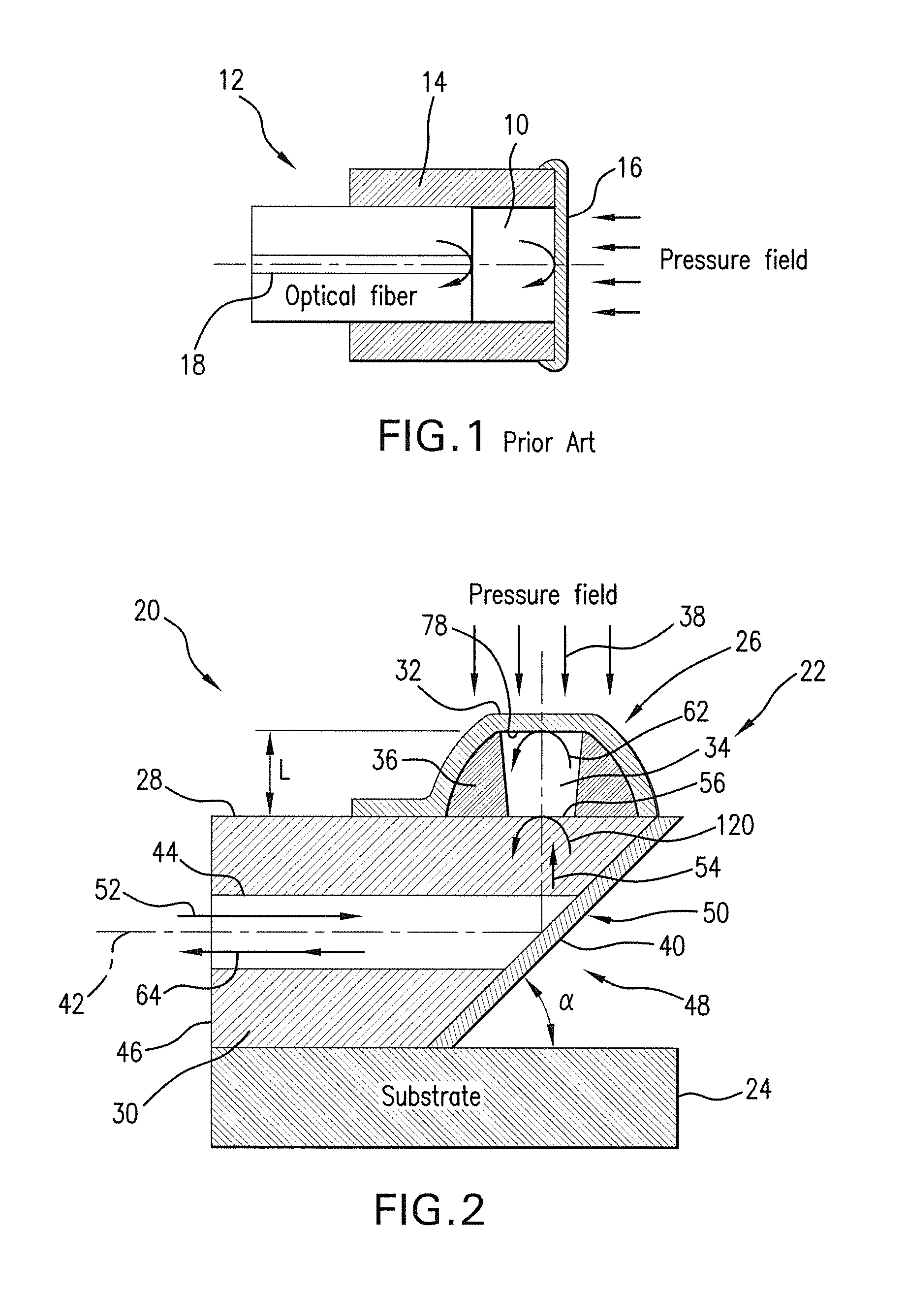 Ultra-miniature fiber-optic pressure sensor system and method of fabrication