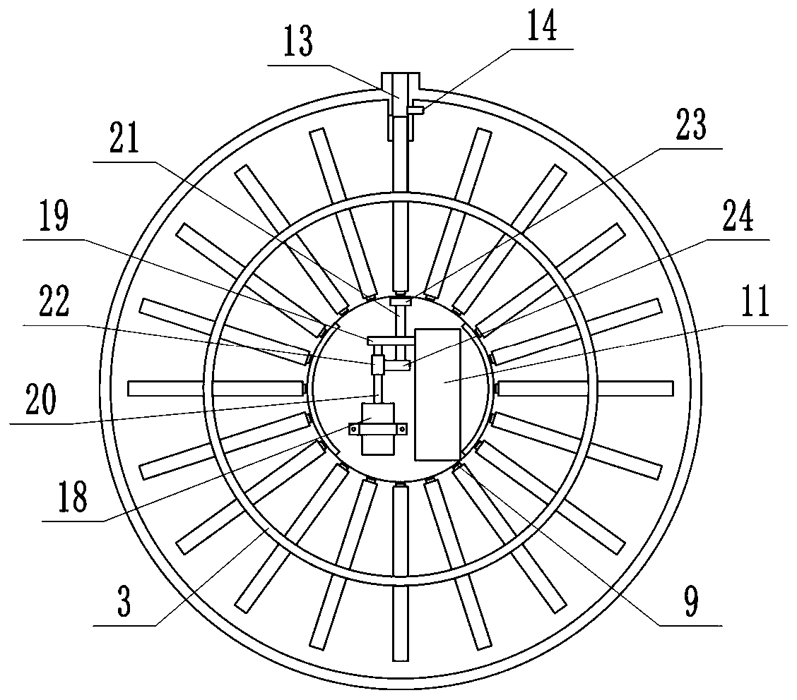 Glucometer test paper storage and counting device and counting method thereof