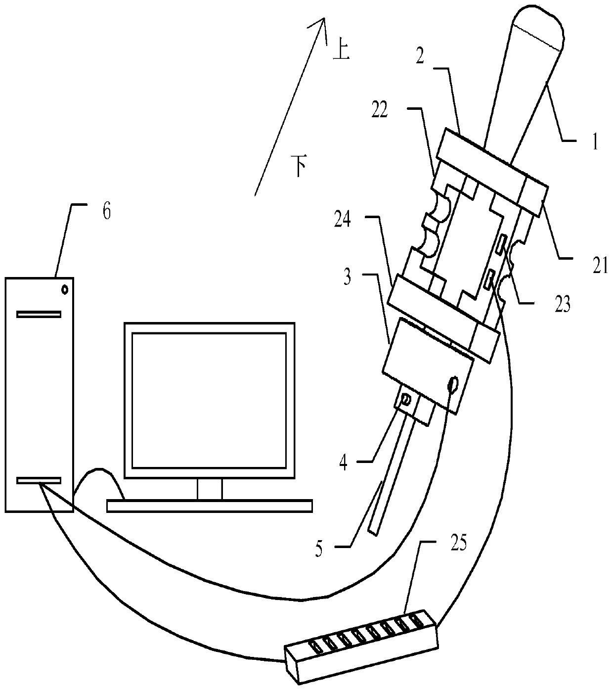 A micro-force screw measuring device and system