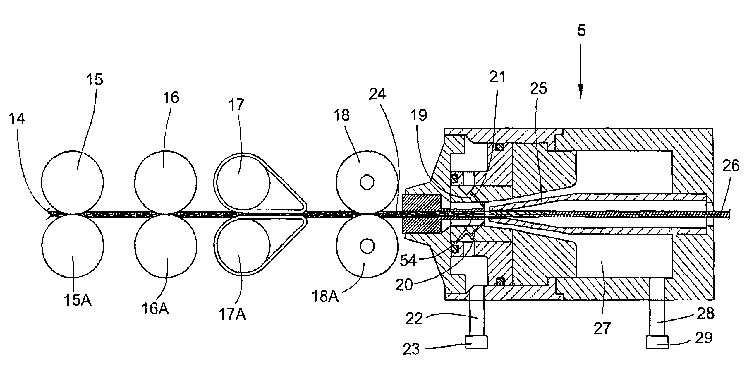 Joining method on a jet spinning machine, spinning device and jet spinning machine