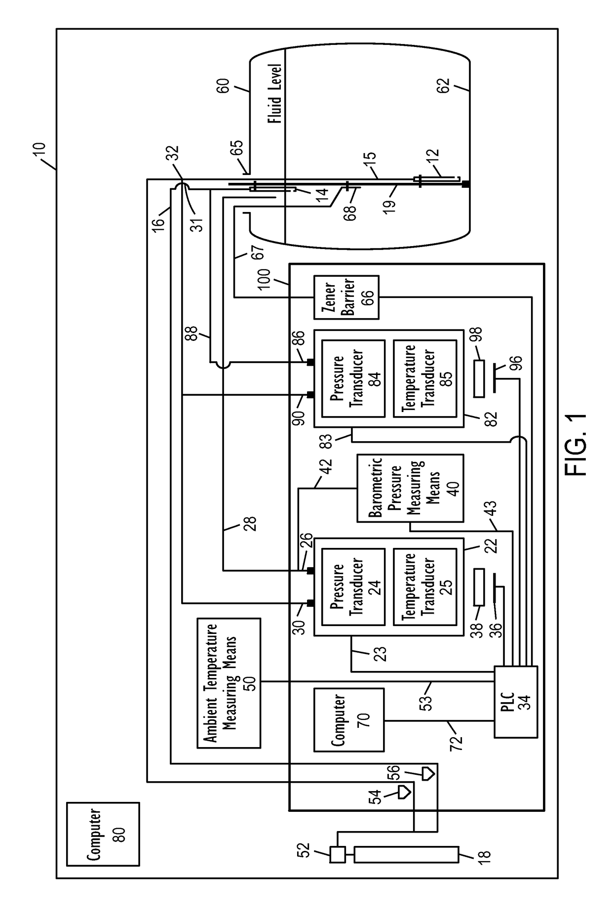 Method and apparatus for leak detection in horizontal cylindrical storage tanks