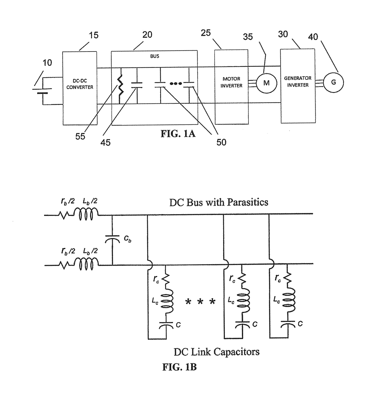 Low-inductance direct current power bus