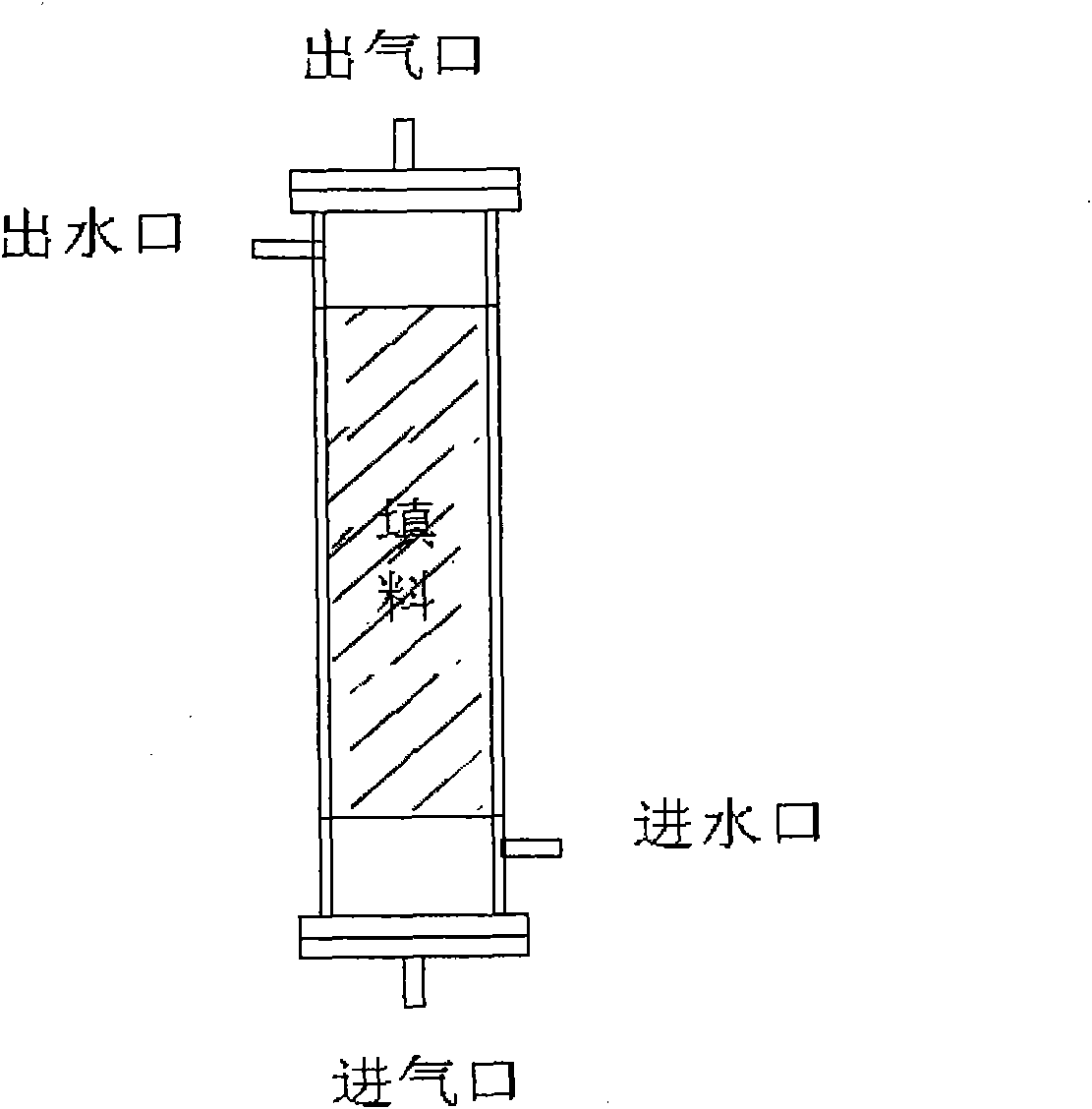 Method for processing coal gasification wastewater