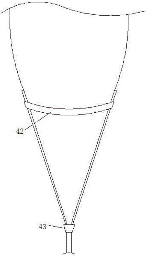 Integrated machine for packaging and cutting heating bag