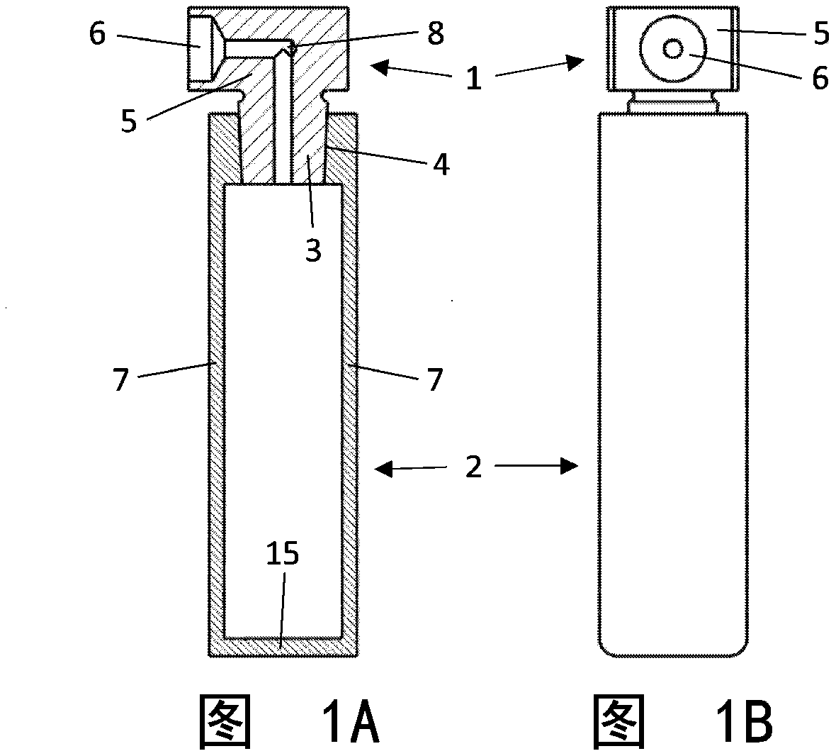 Closure element with a vent opening