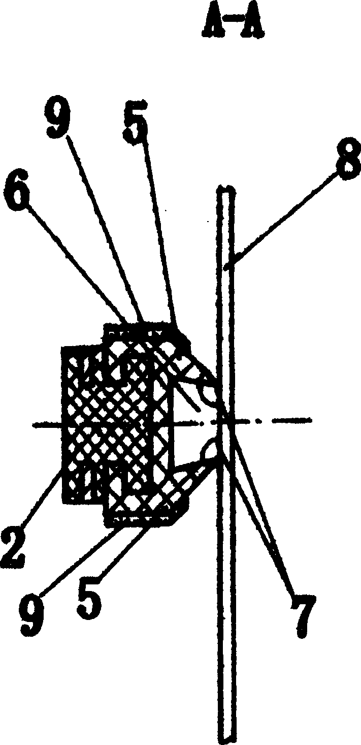 Two-edge internal-washing wiper