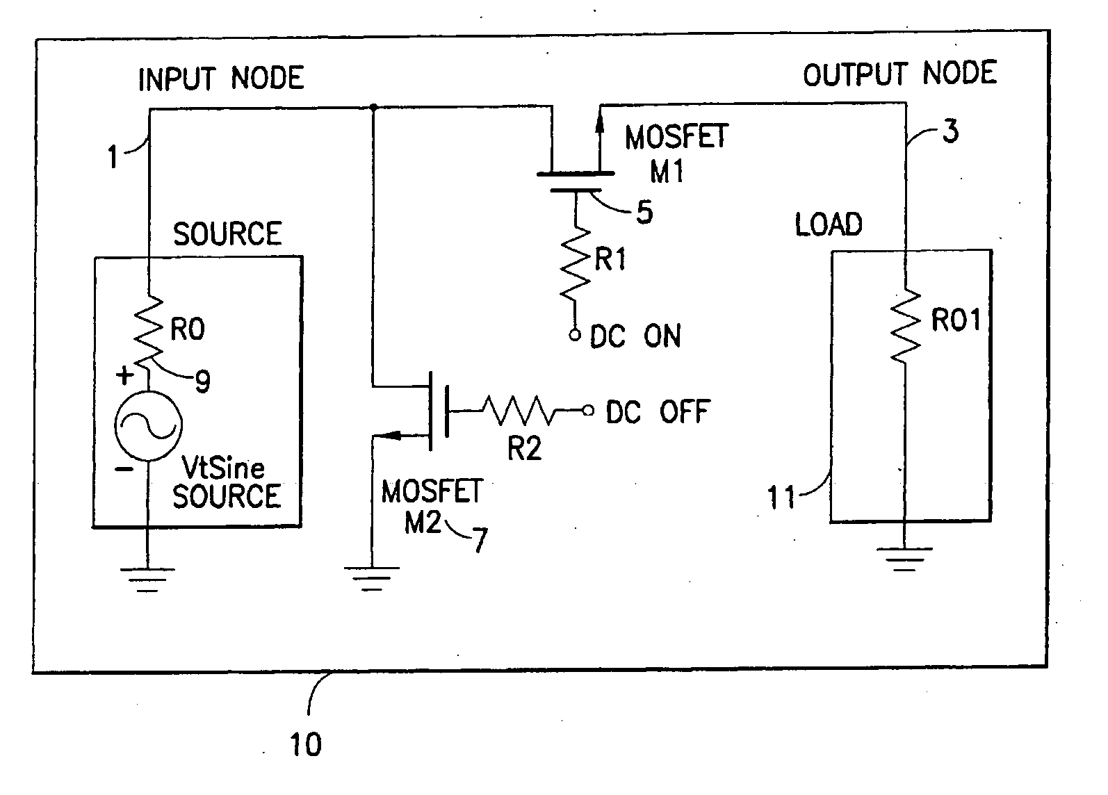 Canceling harmonics in semiconductor RF switches