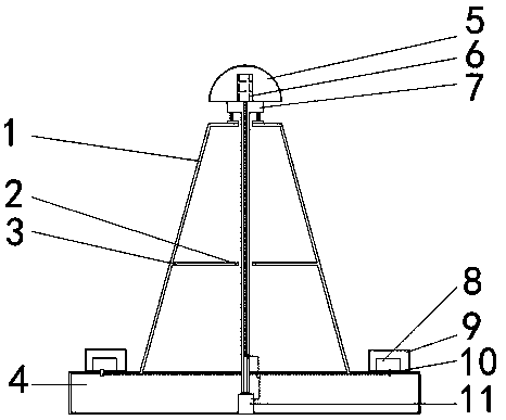 PVC road cone with alarming function