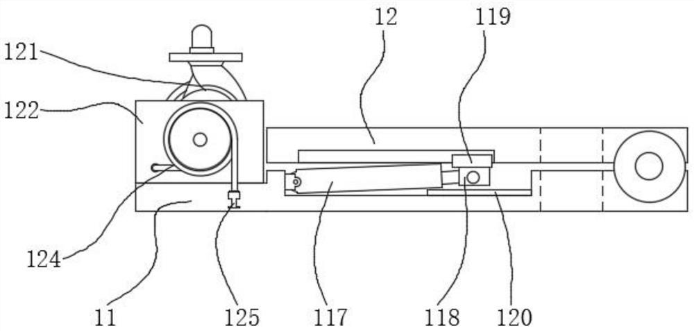 Construction method for green exploration groove in low mountain and hill areas