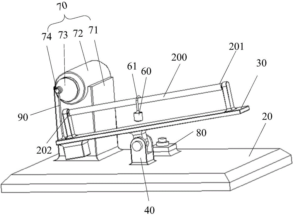 Lamp strength testing device