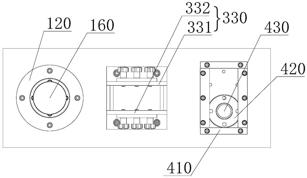 A bolster node positioning press-fitting device and press-fitting method