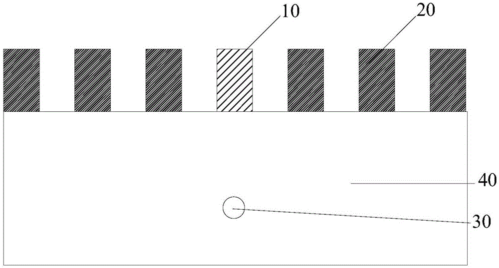 Marking method for TEM chip sample