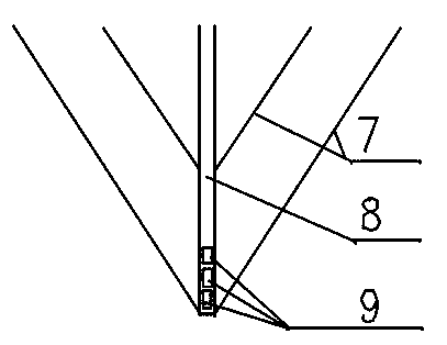 Cable-stayed suspension combined suspending method for cable protection in gallery inspection