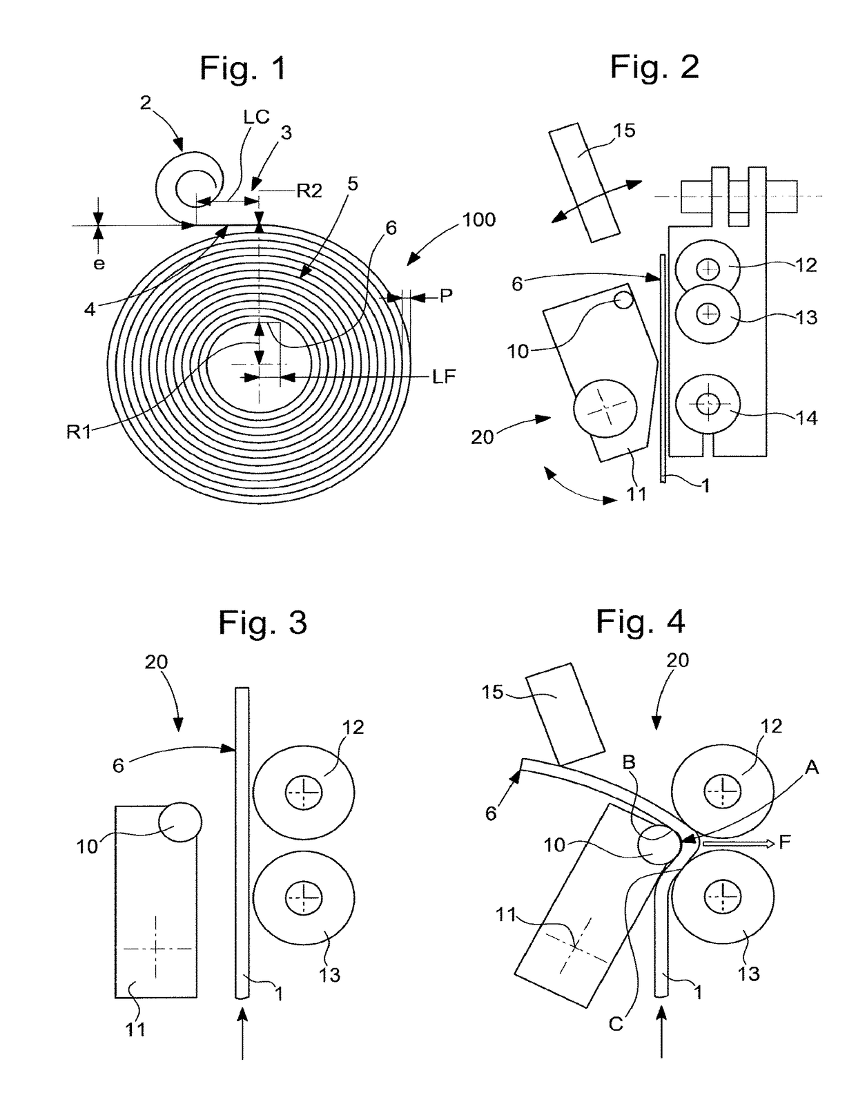 Method for press-rolling a timepiece mainspring