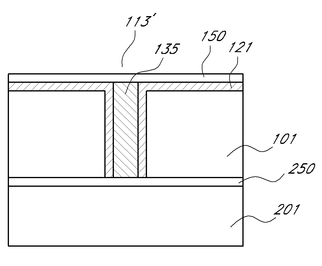 Liner materials and related processes for 3-d integration