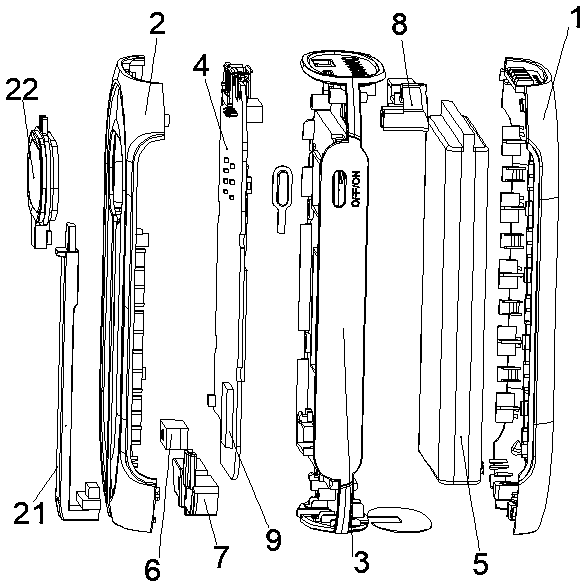 Multifunctional portable WIFI device with mobile charging