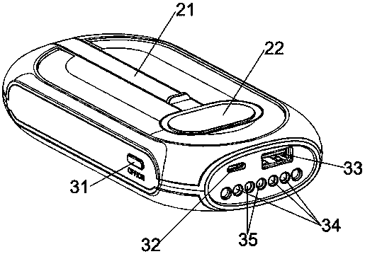 Multifunctional portable WIFI device with mobile charging