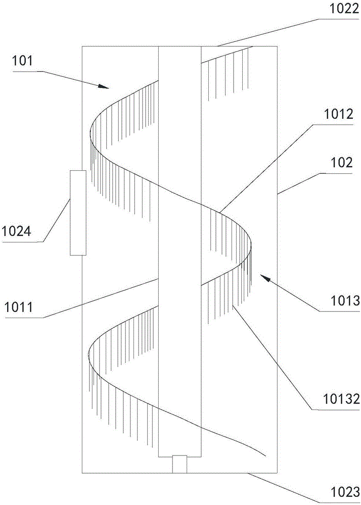 Gas particulate matter unpowered purification equipment and gas particulate matter recycling method