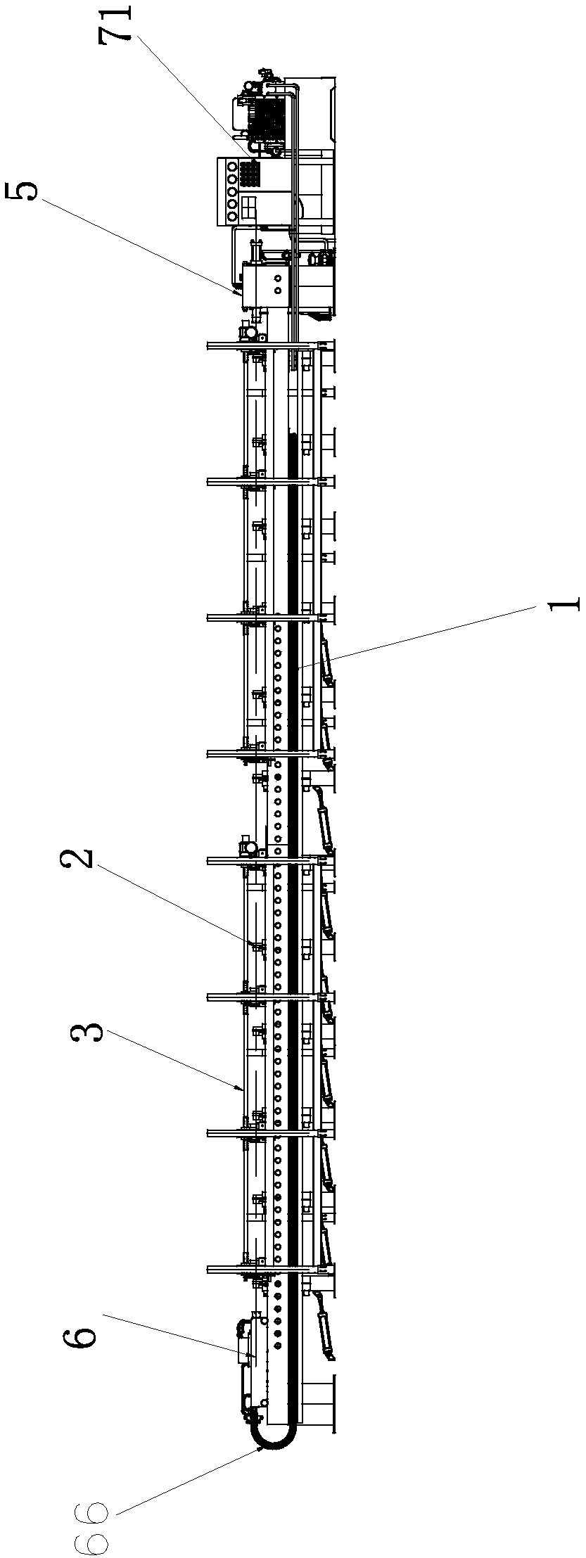 Multi-steel-pipe water pressure test machine
