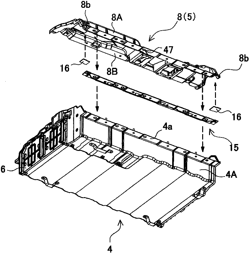 A power source apparatus, and a dust-free case and a vehicle equipped with the power source apparatus