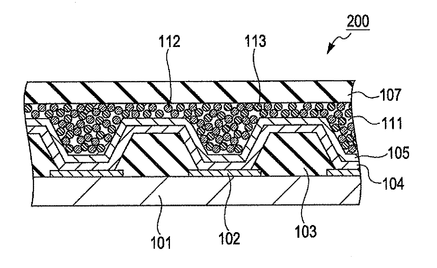 Organic el lighting device and method of manufacturing the same