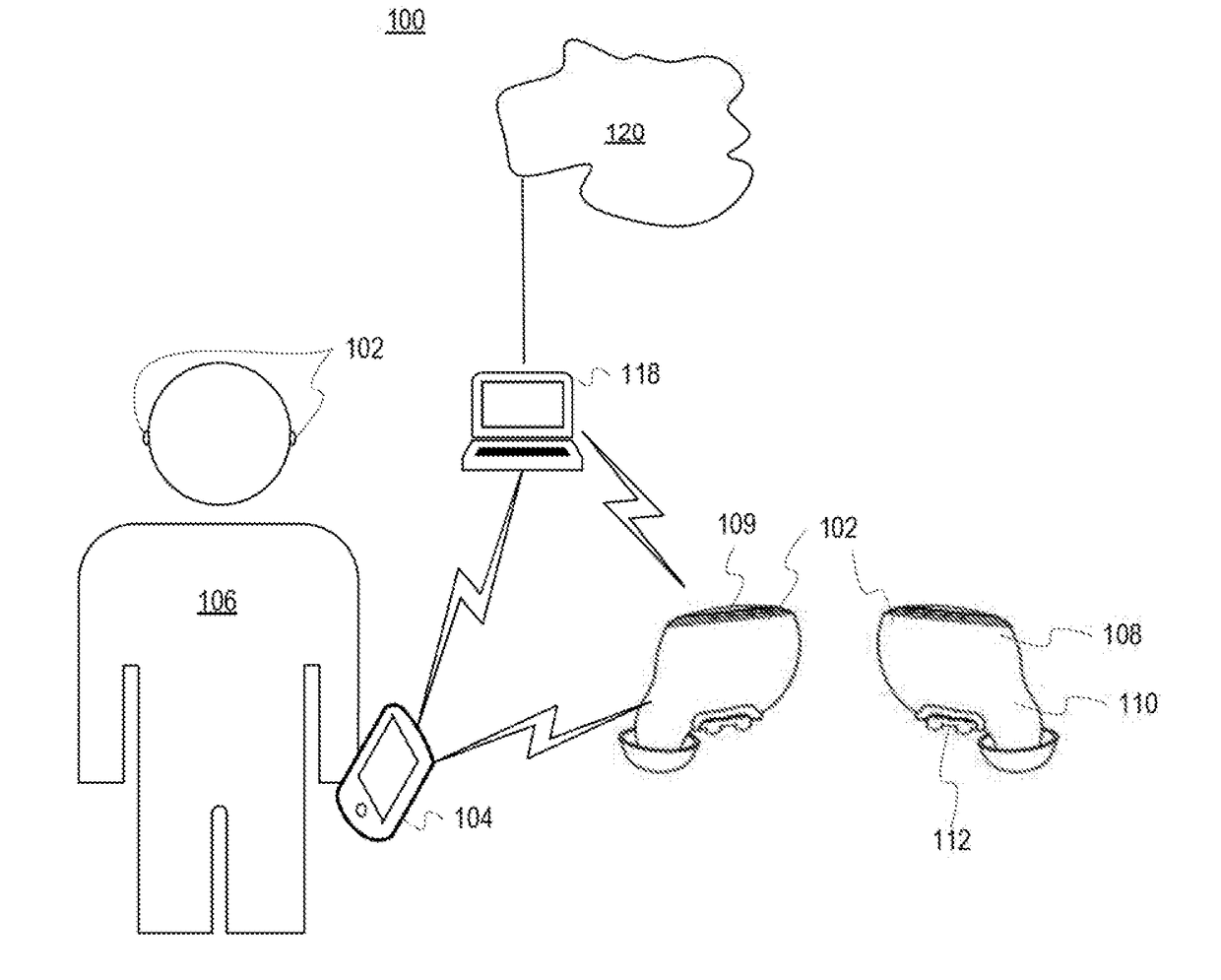 Wireless Earpiece with a Passive Virtual Assistant